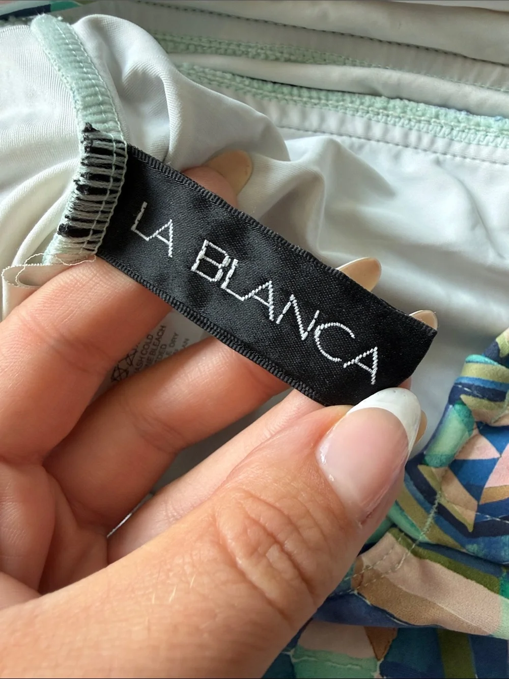 La Blanca Geometric Multicolor One-Piece Swimsuit